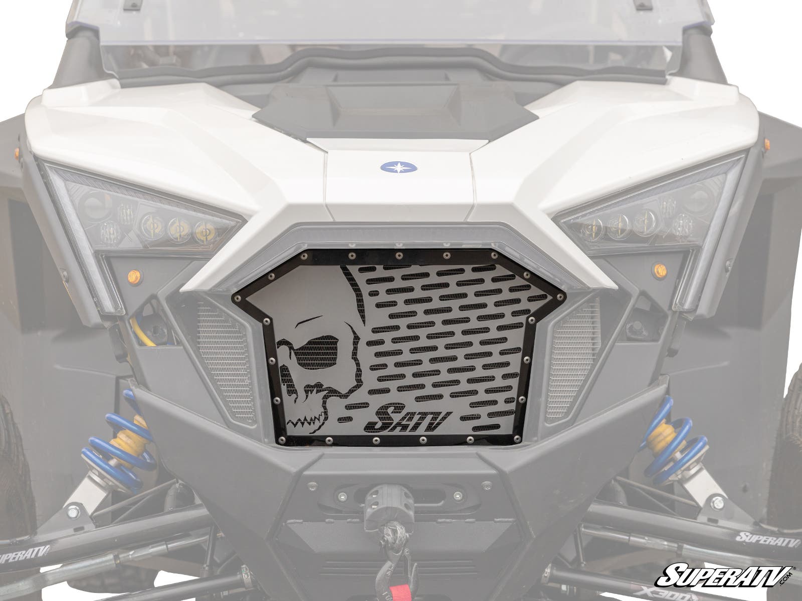 POLARIS RZR PRO R SKULL STYLE GRILLE INSERT