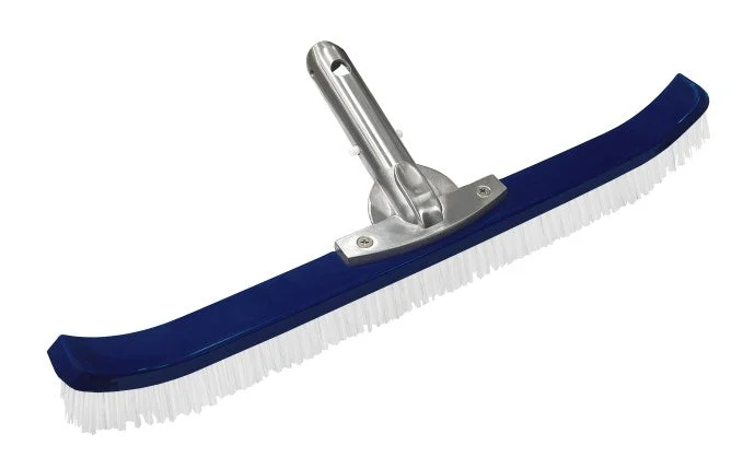 POOLSTYLE 18″ POLYBRISTLE WALL BRUSH WITH ALUMINUM HANDLE