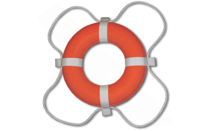 PoolStyle 363 20″ Orange Coast Guard (Uscg) Approved Ring Buoy