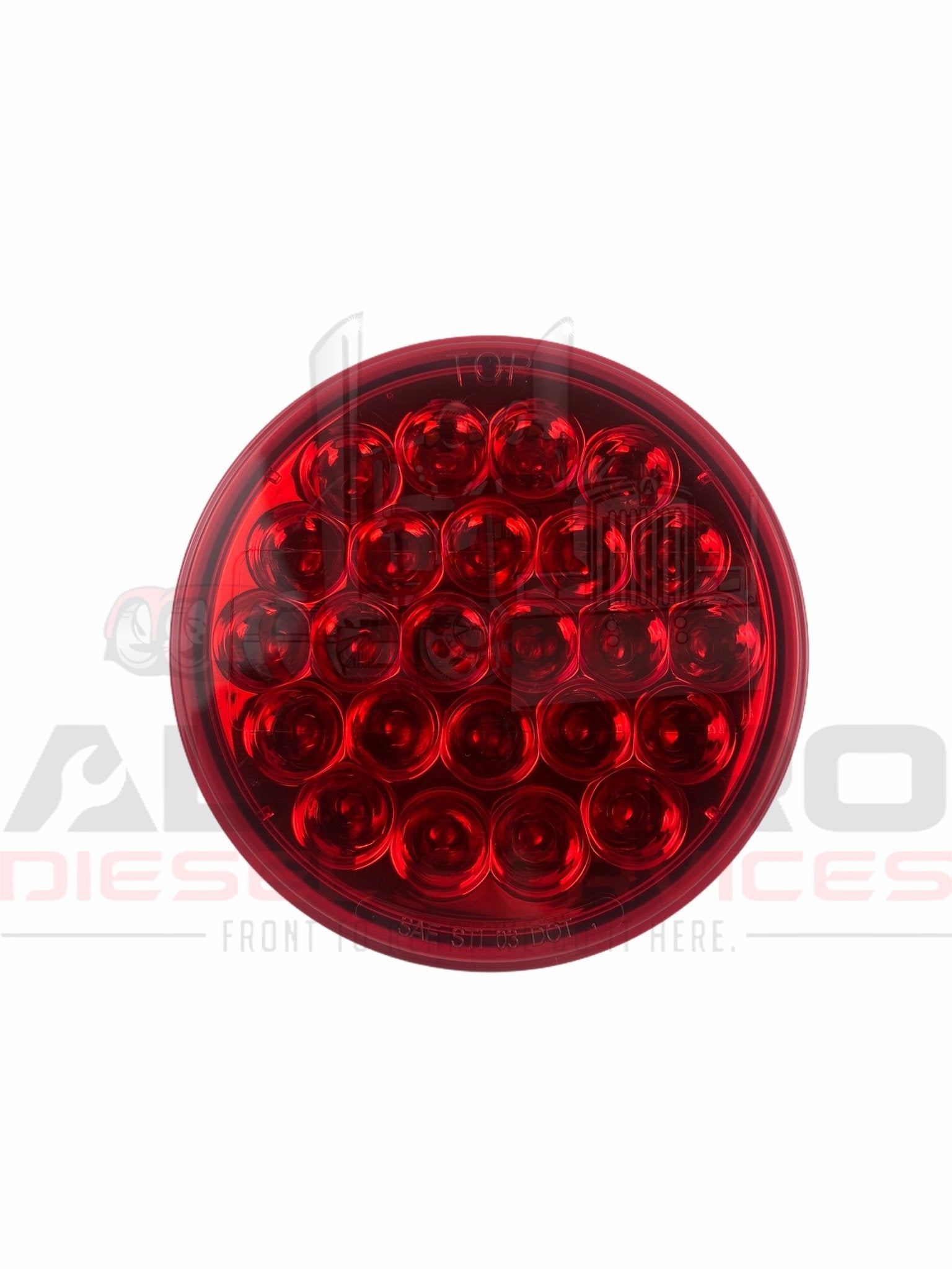 Power Products LED40R19 LED Stop Turn Tail Light – 4" Round Red