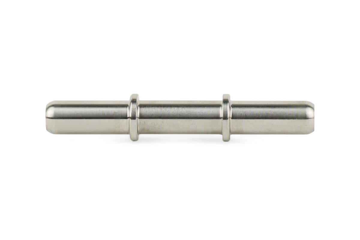 RaceFlux Stainless Steel SAE J2044 Male Quick Connect Union, 5/16" (7.89mm)
