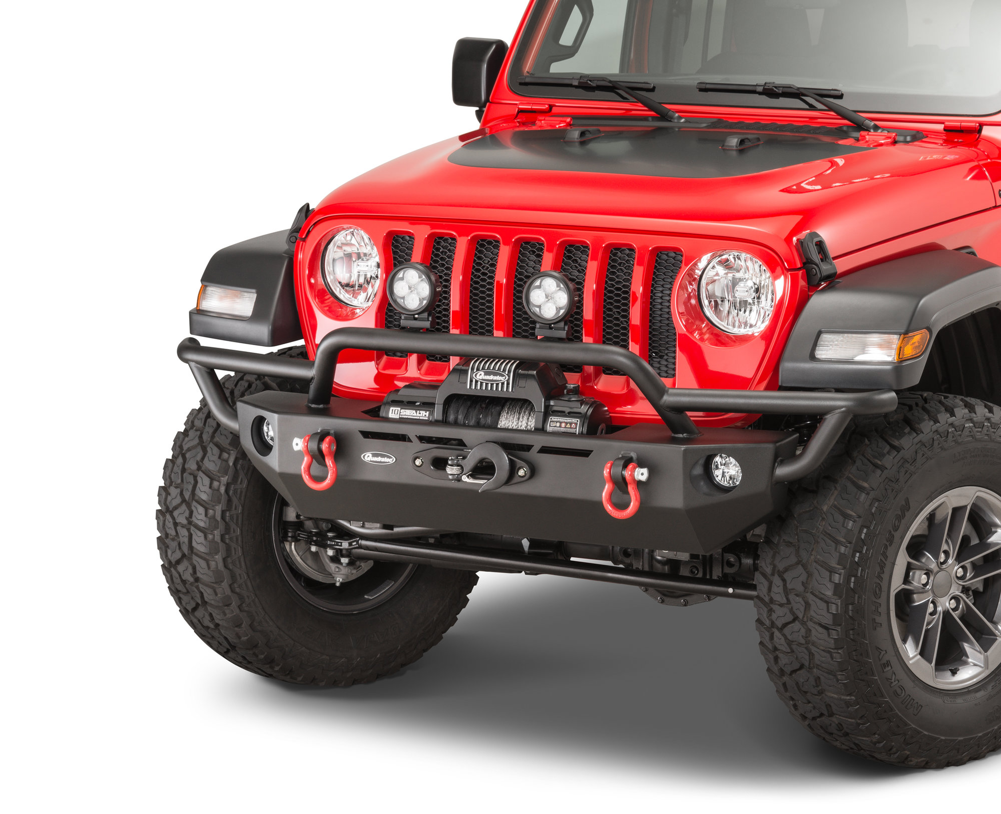 Quadratec QRC Front Winch Ready Bumper for 18-26 Jeep Wrangler JL & Gladiator JT