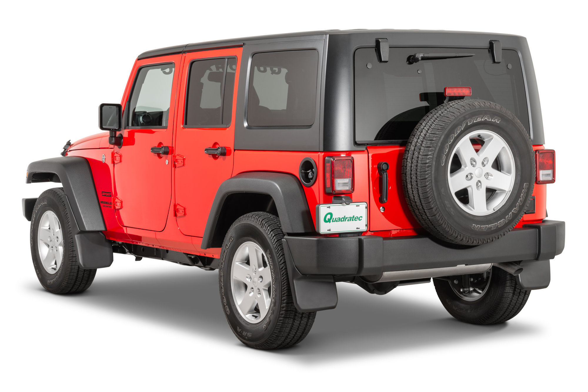 Quadratec Molded Splash Guards for 07-18 Jeep Wrangler JK