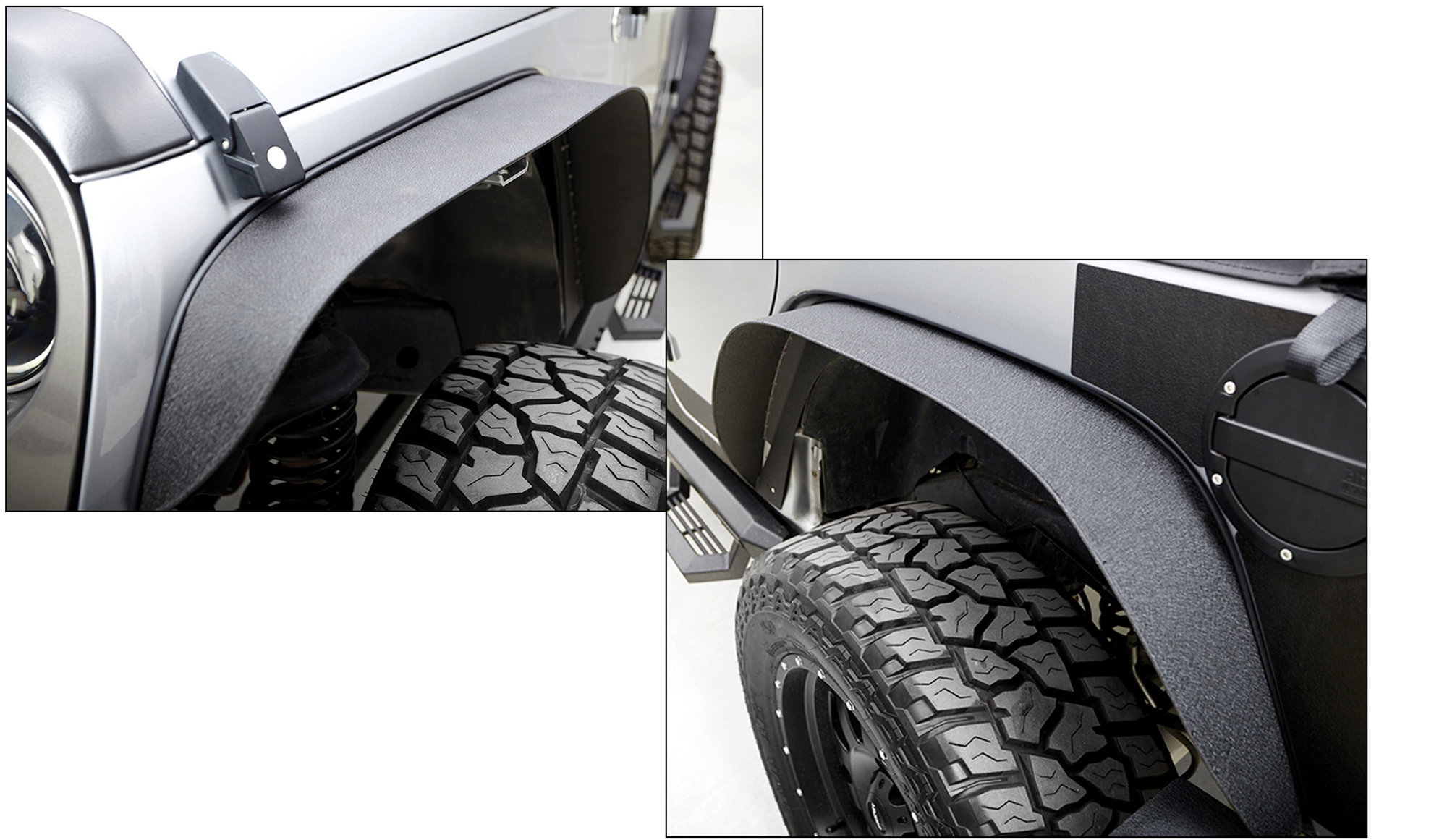 Rampage Products 867981 Trail Fender Flares for 07-18 Jeep Wrangler JK