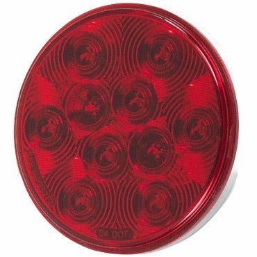 Red 4" Round LED Tail Light