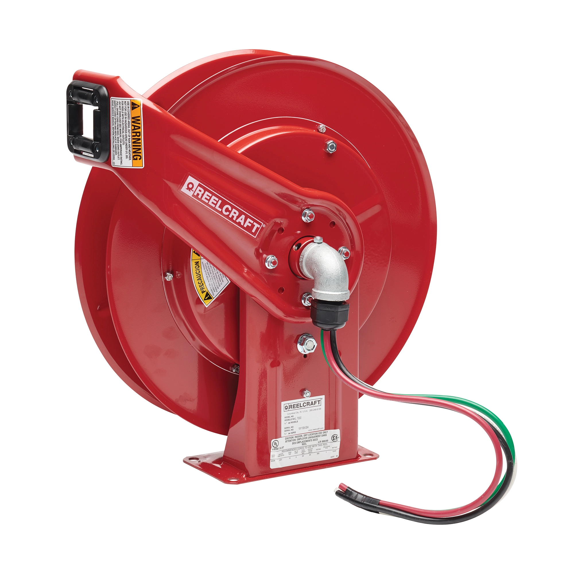 ReelcraftL 7000Spring Rewind Cord Reel