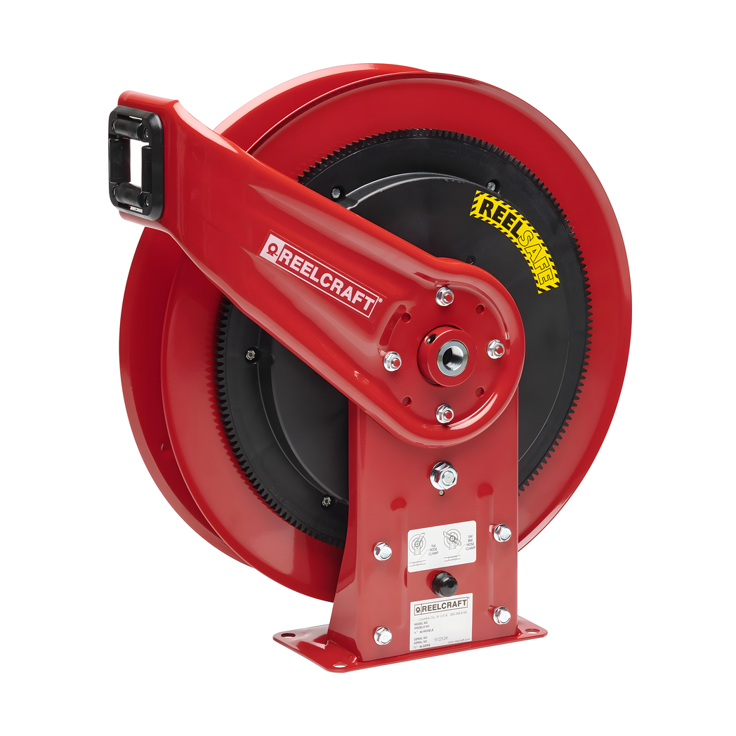 ReelcraftRS7600 OHPREELSAFE Controlled Return Grease Hose Reel