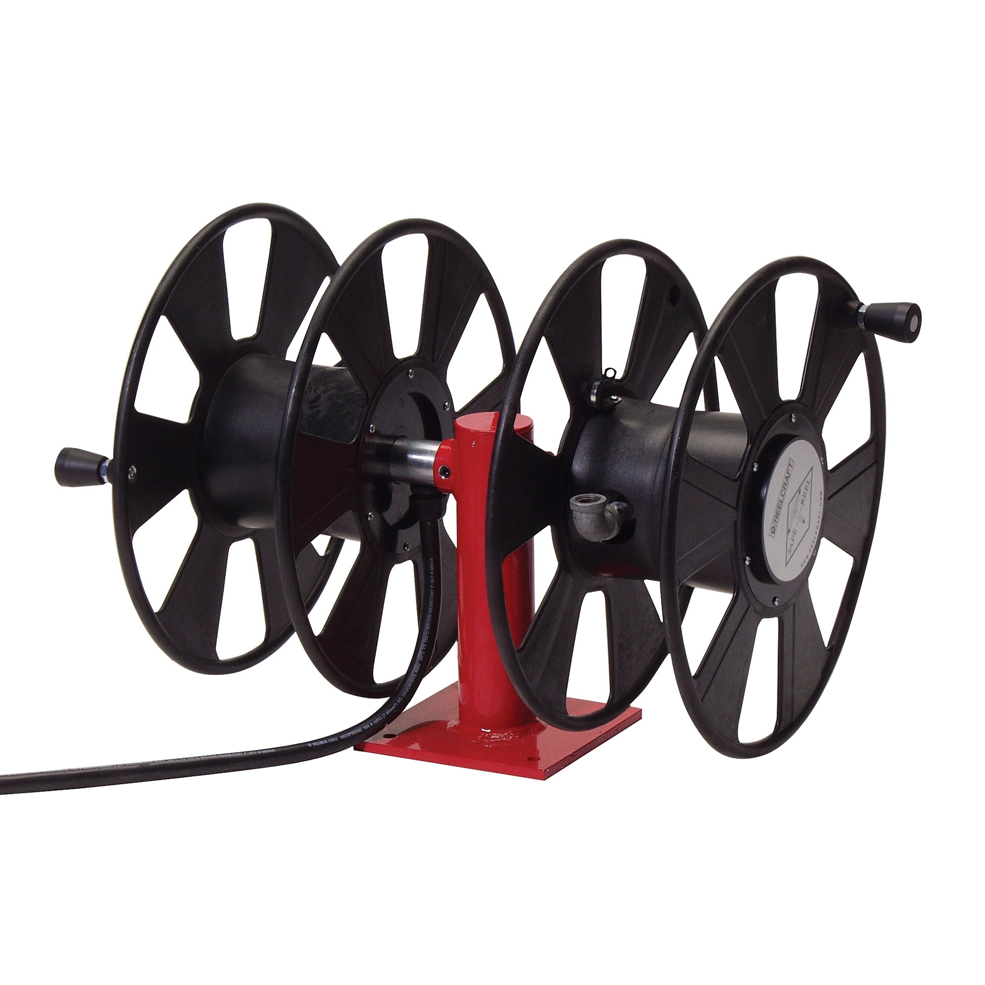ReelcraftT-2462-0Hand Crank Dual Side-by-Side Cable Welding Reel