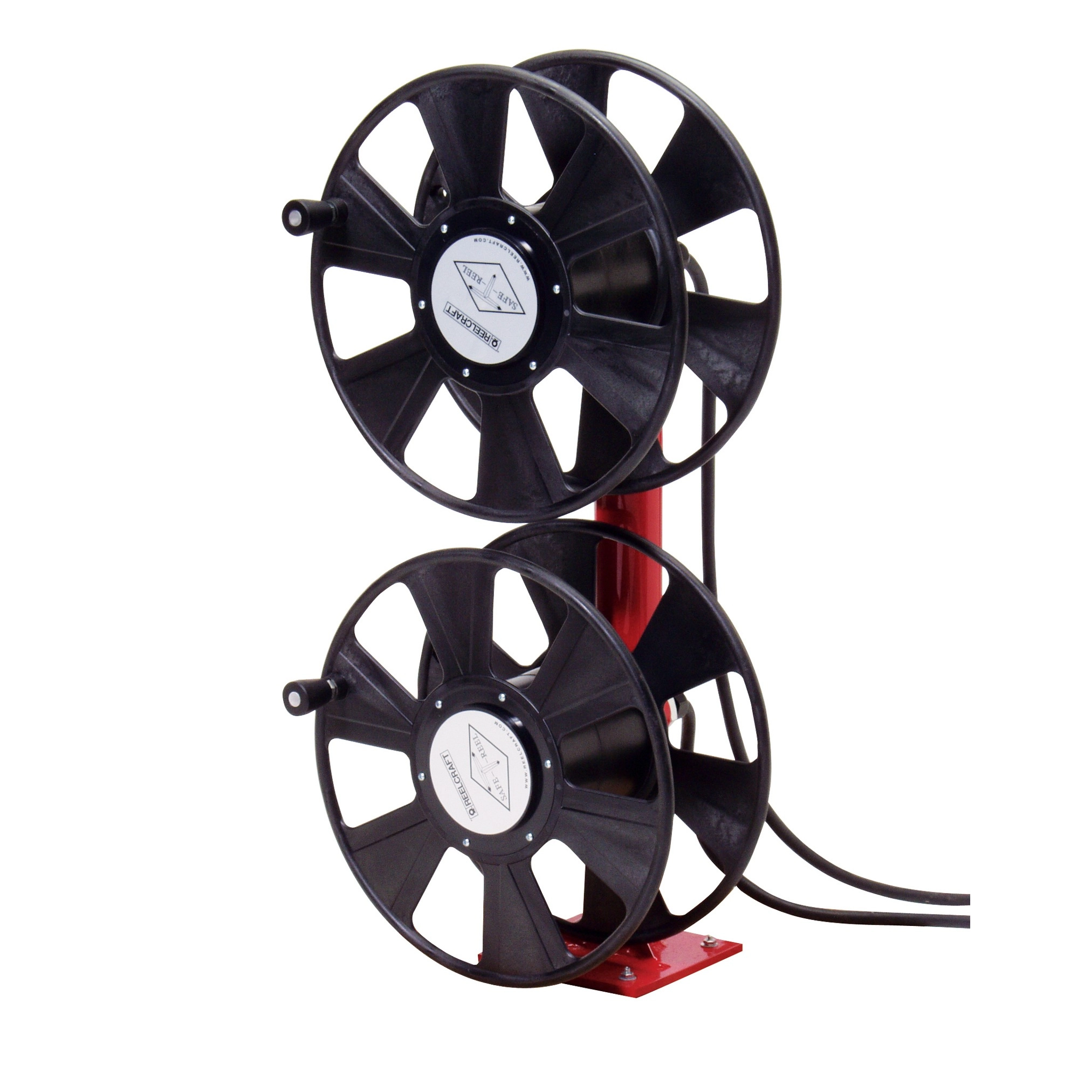 ReelcraftT-2464-0Hand Crank Dual Stacked Cable Welding Reel