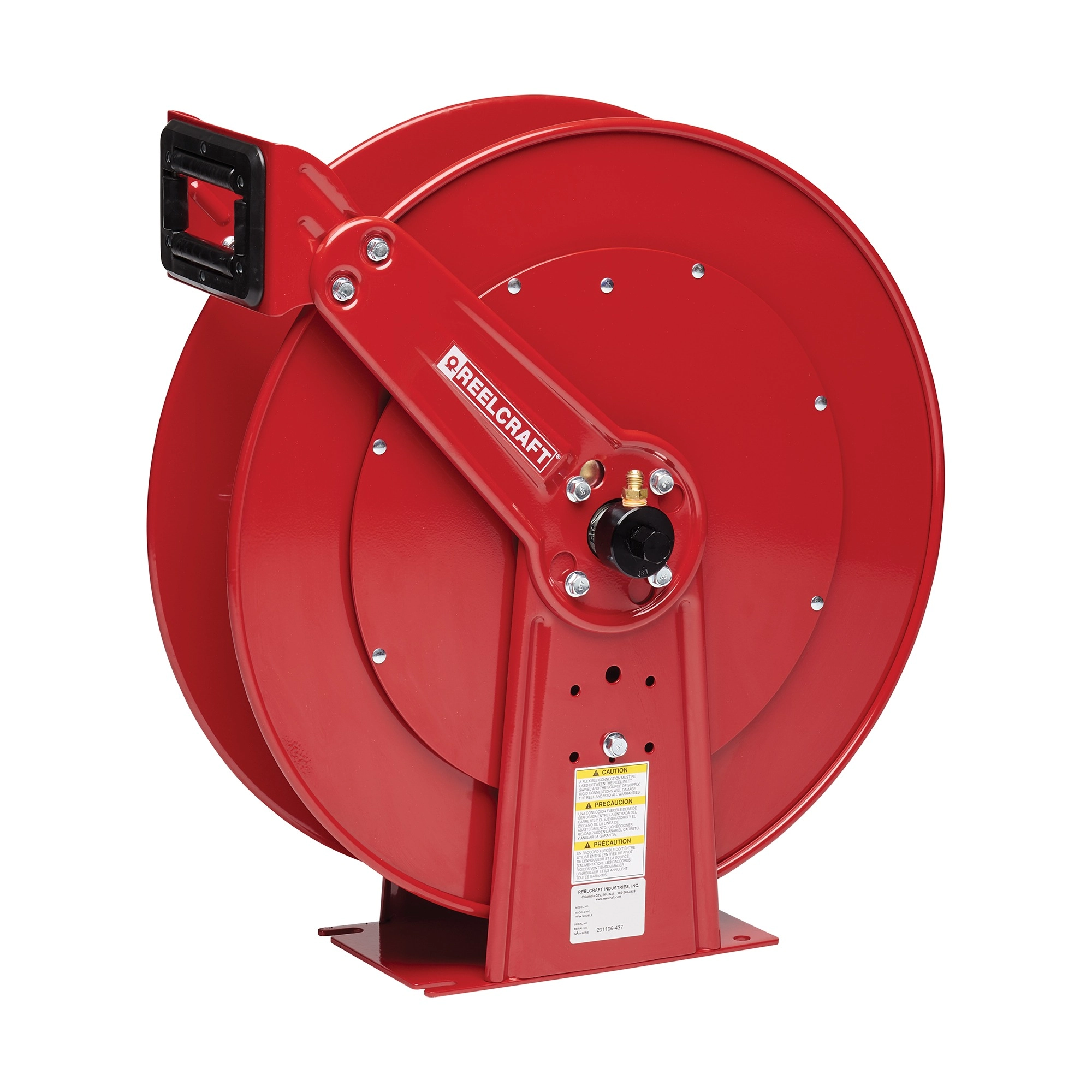 ReelcraftTW86000 OLPTSpring Rewind T-Grade Twin Line Welding Hose Reel