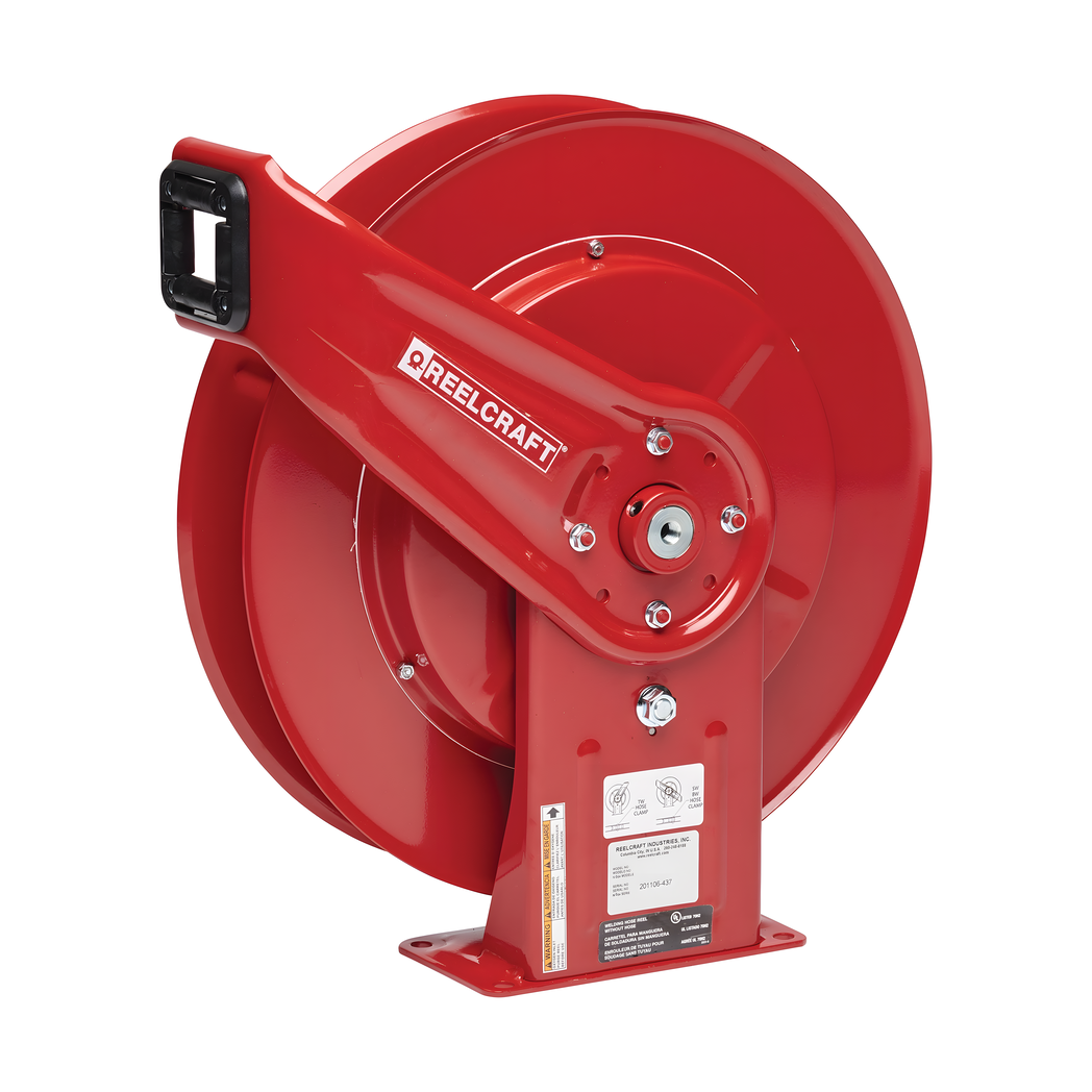 ReelcraftTW7400 OLPTSpring Rewind T-Grade Twin Line Welding Hose Reel