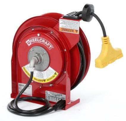 ReelcraftL 4050 163 9Spring Rewind Cord Reel