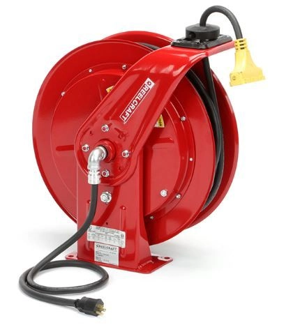 ReelcraftL 70075 123 9Spring Rewind Cord Reel