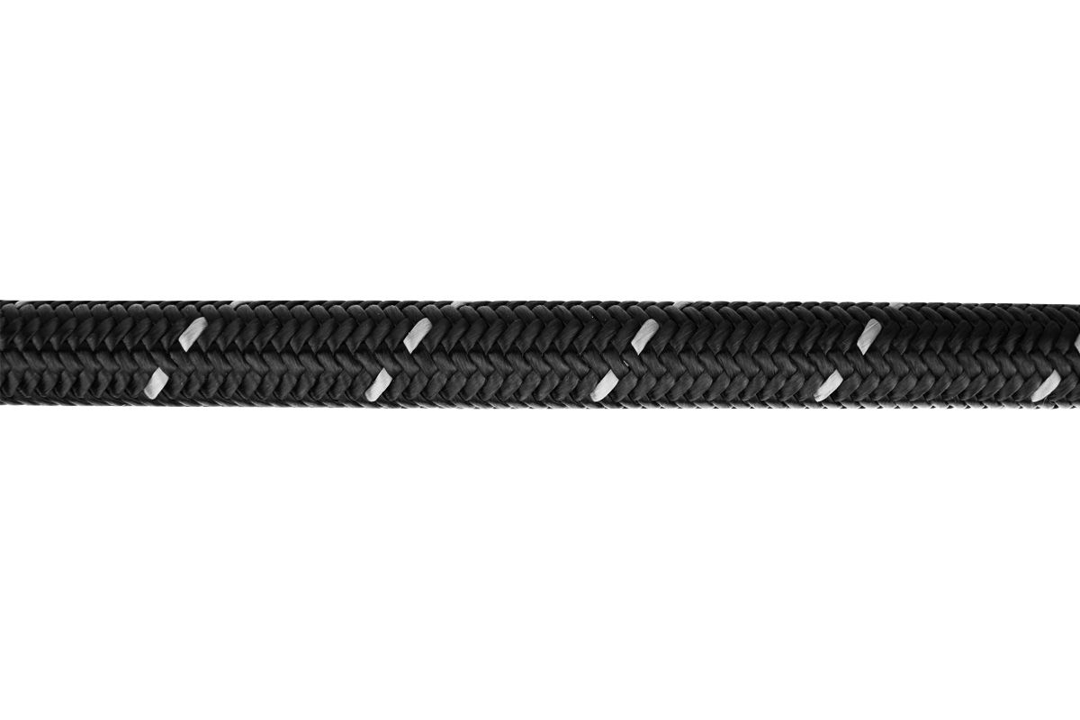 RaceFlux Lightweight Nylon Braided Viton Hose for Fuel and Oil, -8AN