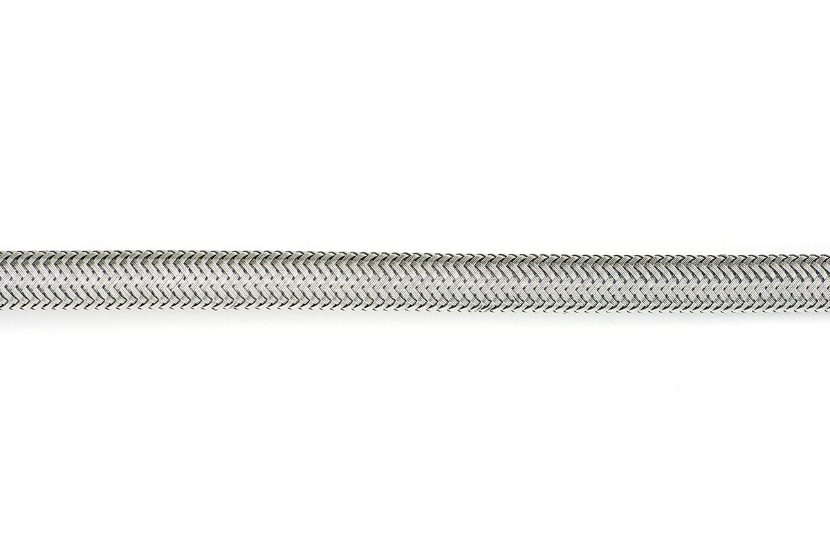 RaceFlux Stainless Steel Braided Smooth Bore PTFE Hose, -6AN