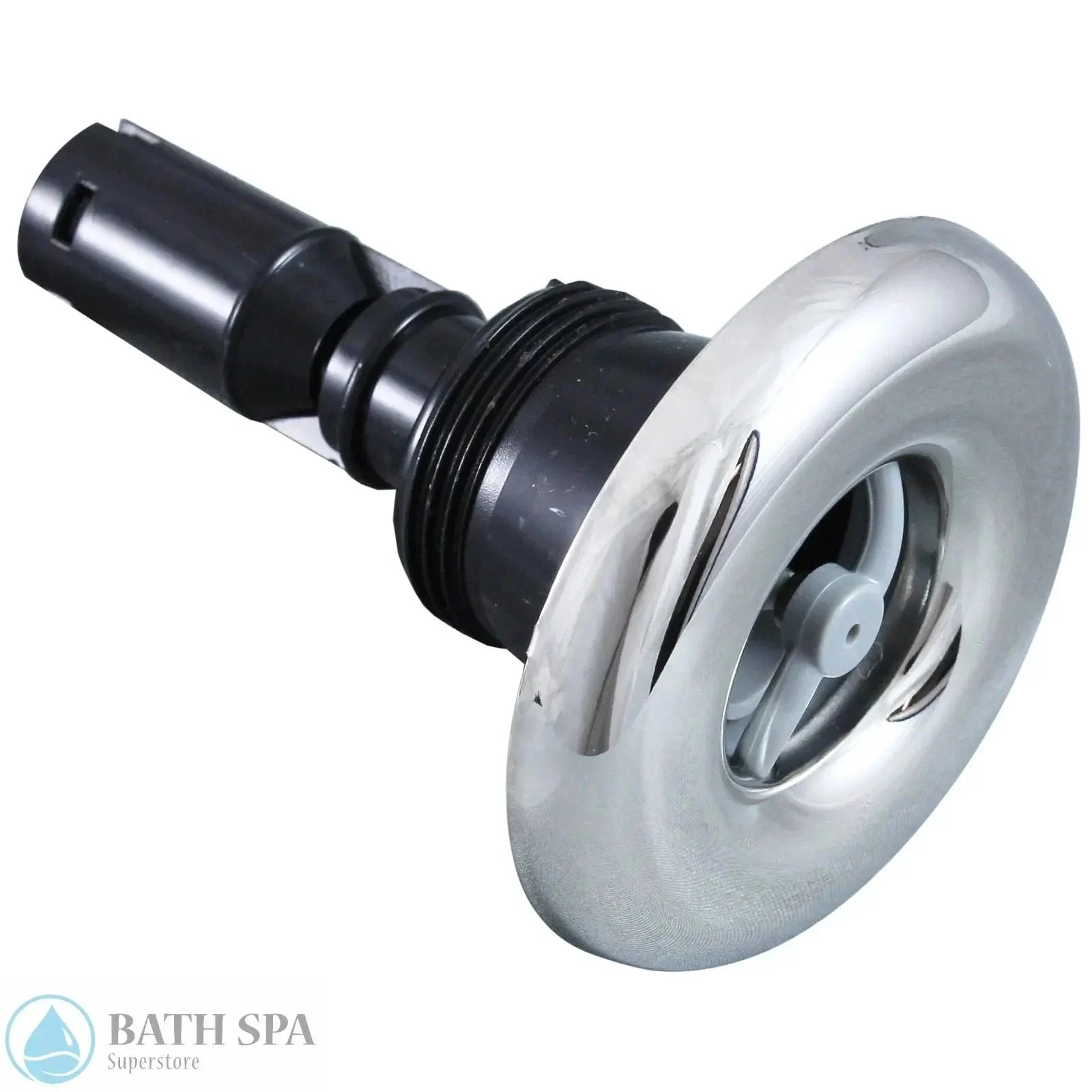Rising Dragon Quantum, 2-½” Face, Thd, Roto, Smooth, Gray/SS (RD203-2410-S09)