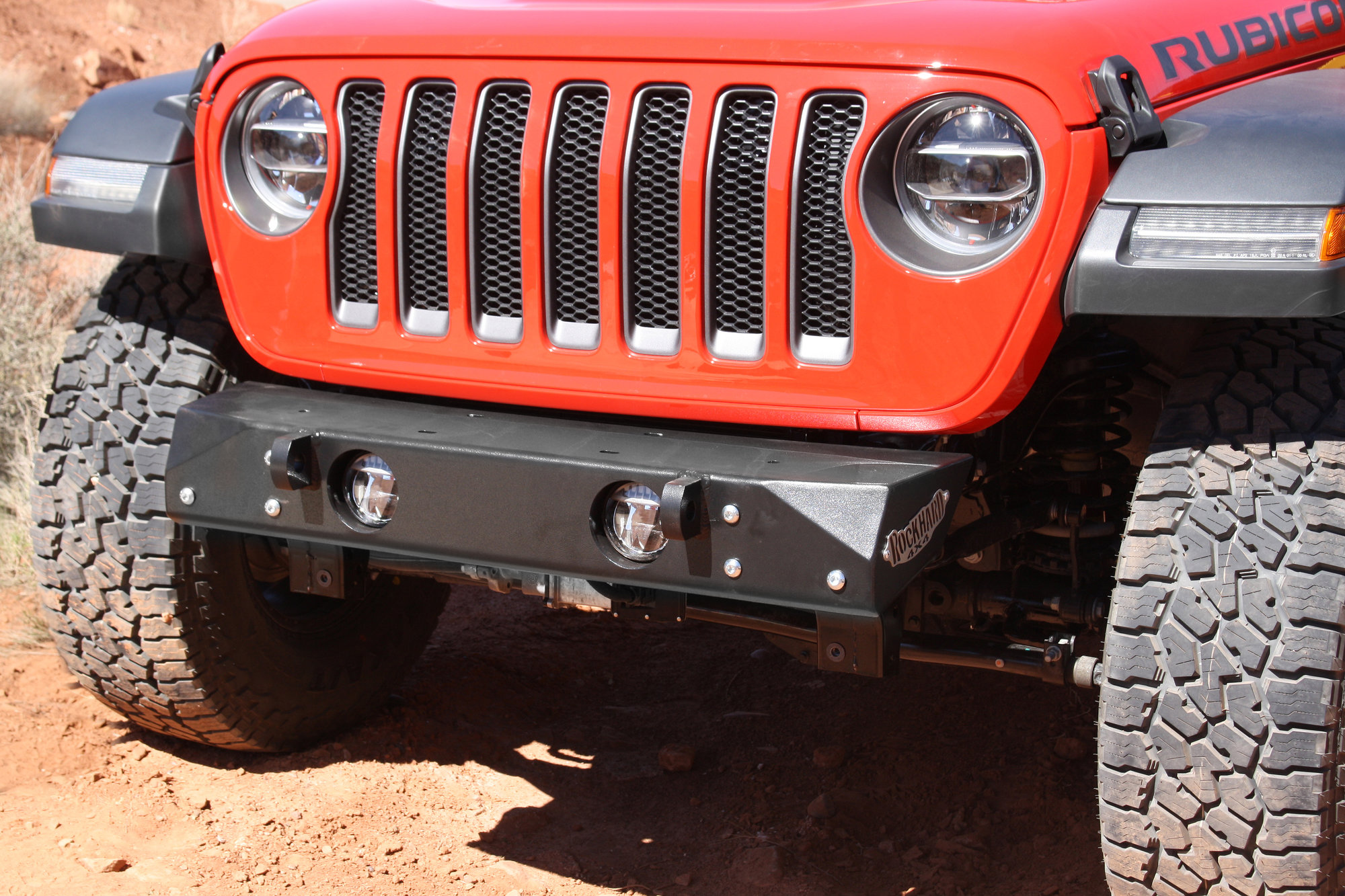 Rock Hard 4X4 RH-90202 Freedom Series Front Stubby Bumper for 18-26 Jeep Wrangler JL & Gladiator JT