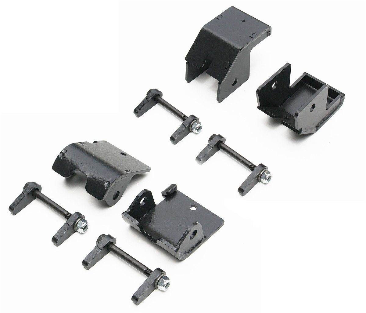 Rock Hard 4X4 RH-90515 Front & Rear Lower Control Arm Skid Plates for 18-26 Jeep Wrangler JL