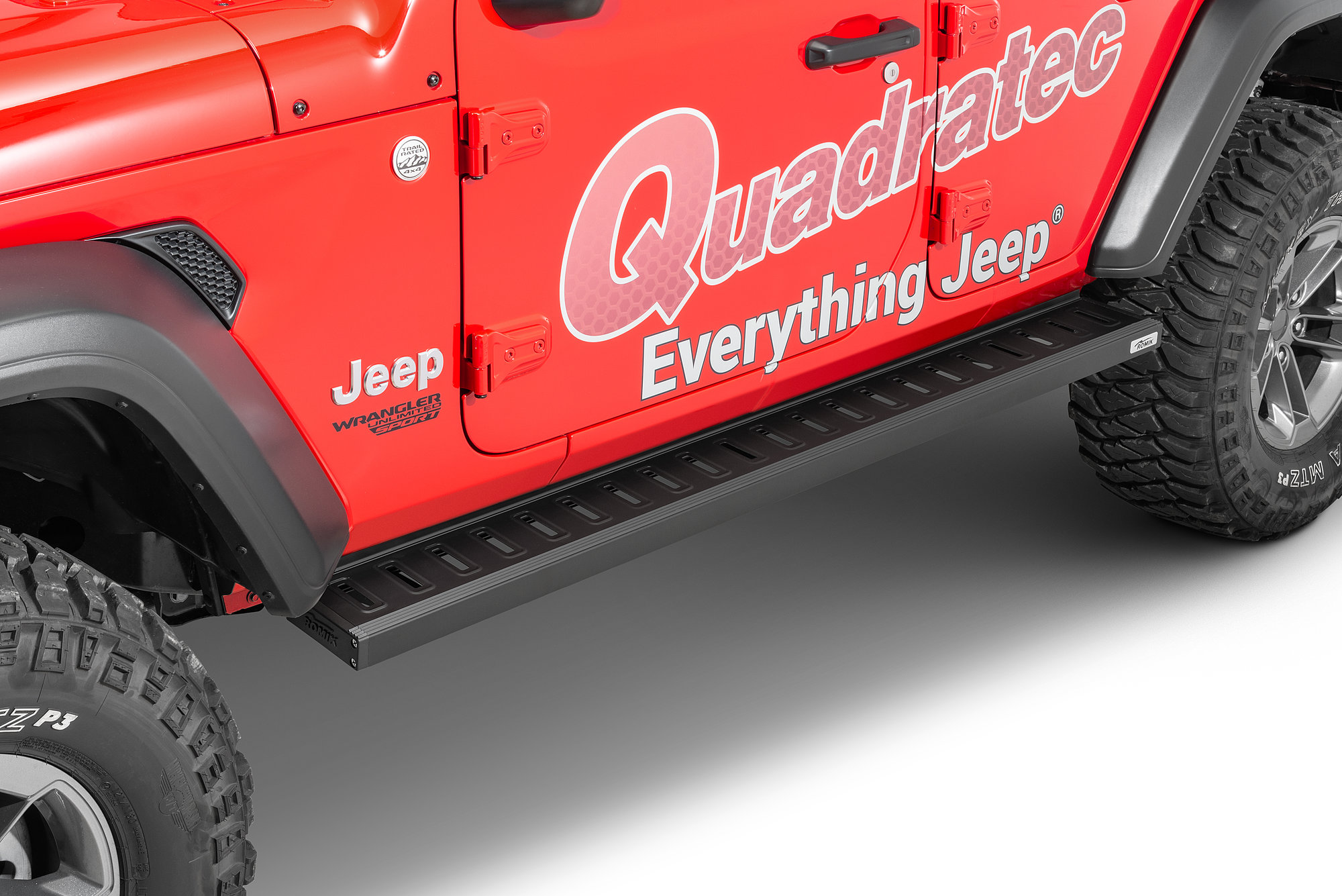 Romik 81314419 ROF-T Running Boards for 18-26 Jeep Wrangler JL Unlimited