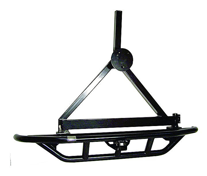Crown Automotive RT20004 Rock Crawler Rear Bumper and Tire Carrierfor 87-06 Jeep Wrangler YJ, TJ and Unlimited
