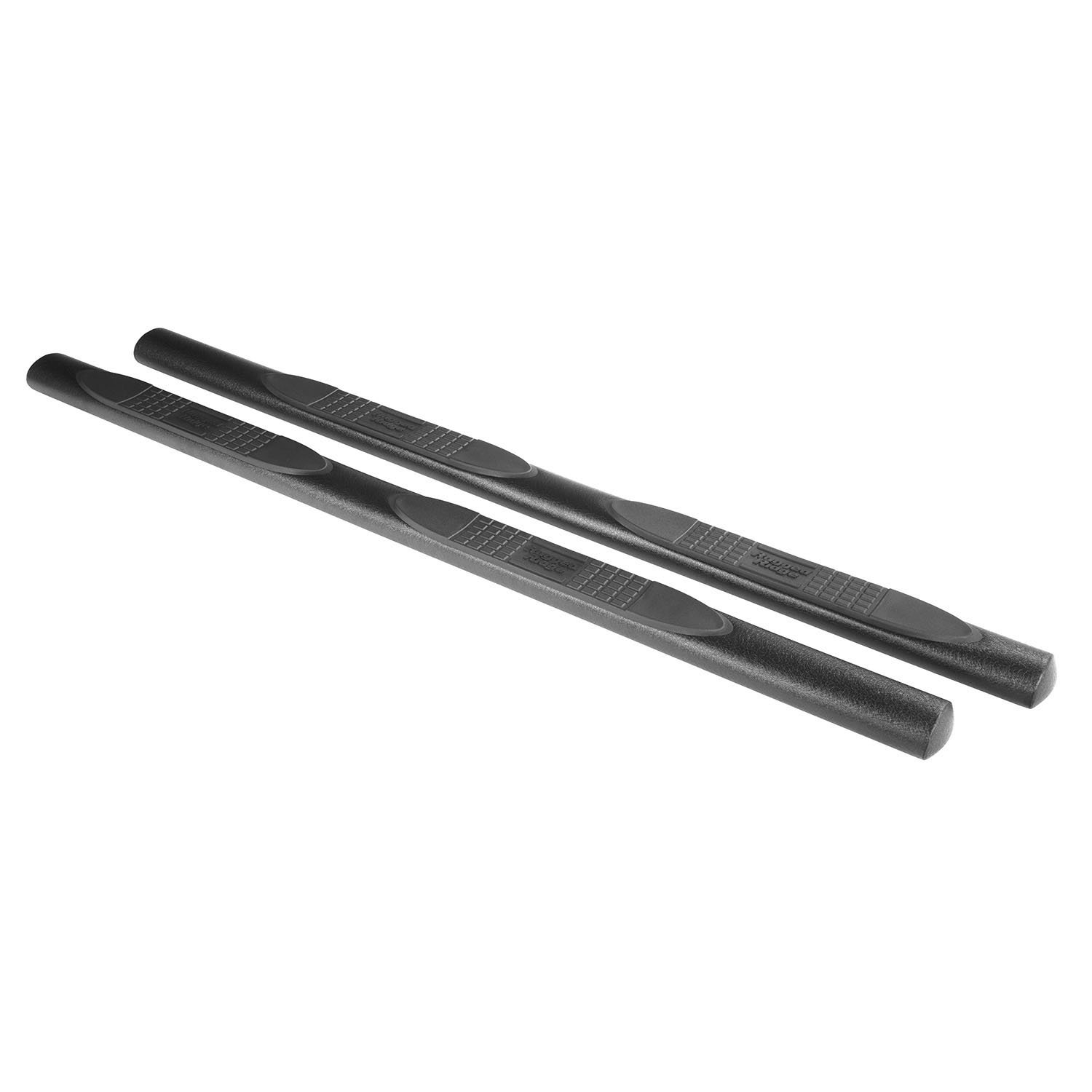 Rugged Ridge 11591.13 Oval 4" Side Step Pair for 18-26 Jeep Wrangler JL Unlimited