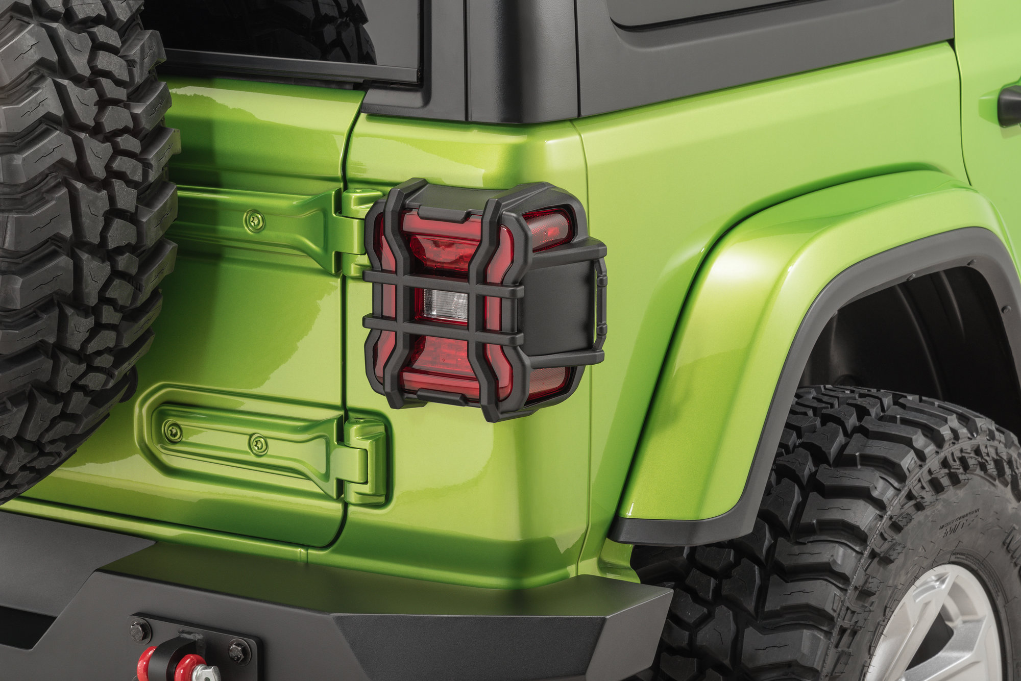 Rugged Ridge 11226.12 Elite Tail Light Guards for 18-26 Jeep Wrangler JL with Factory LED Tail Lights