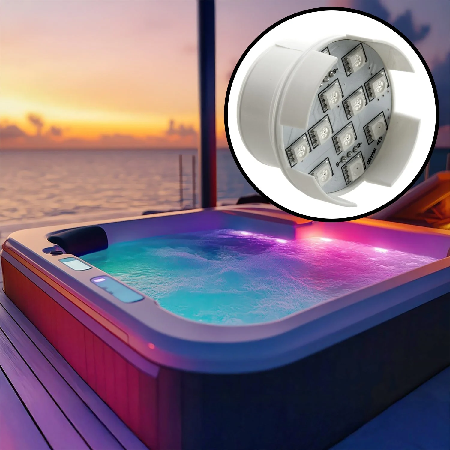 StarBurst Color Changing Spa Light ~ 36-LED