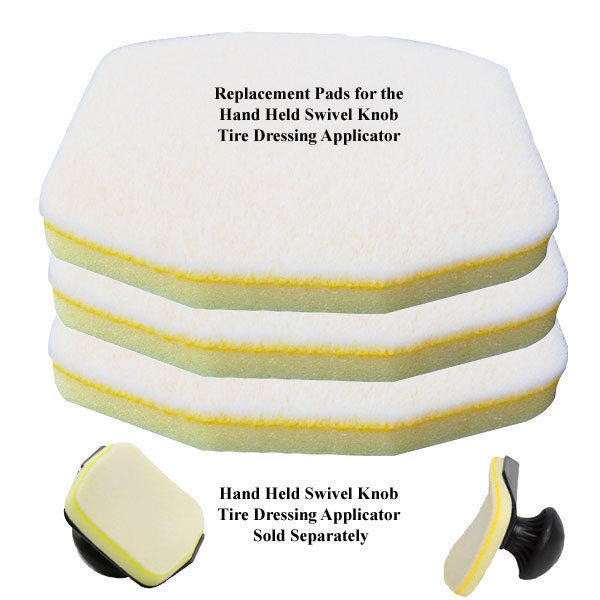 Replacement Pad For Swivel Knob Tire Dressing Applicator