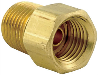 5/16" Female Inverted Flare to 3/8" NPT Male Adapter Fitting BF56