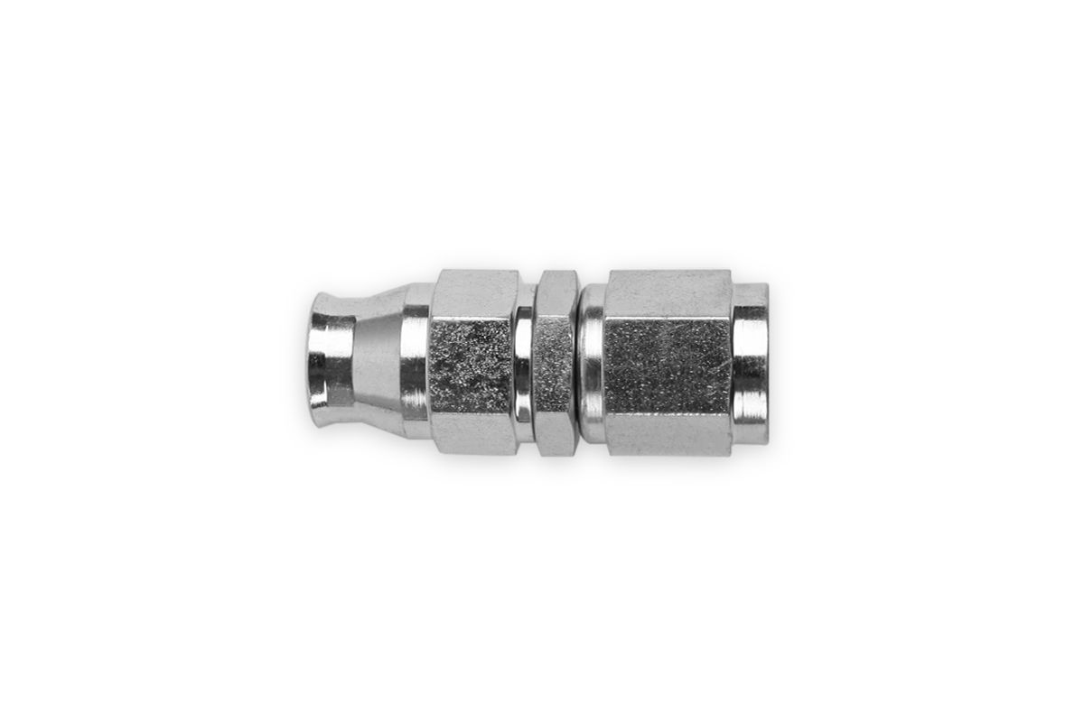 RaceFlux PTFE Straight Hose End Fitting, Steel, -3AN