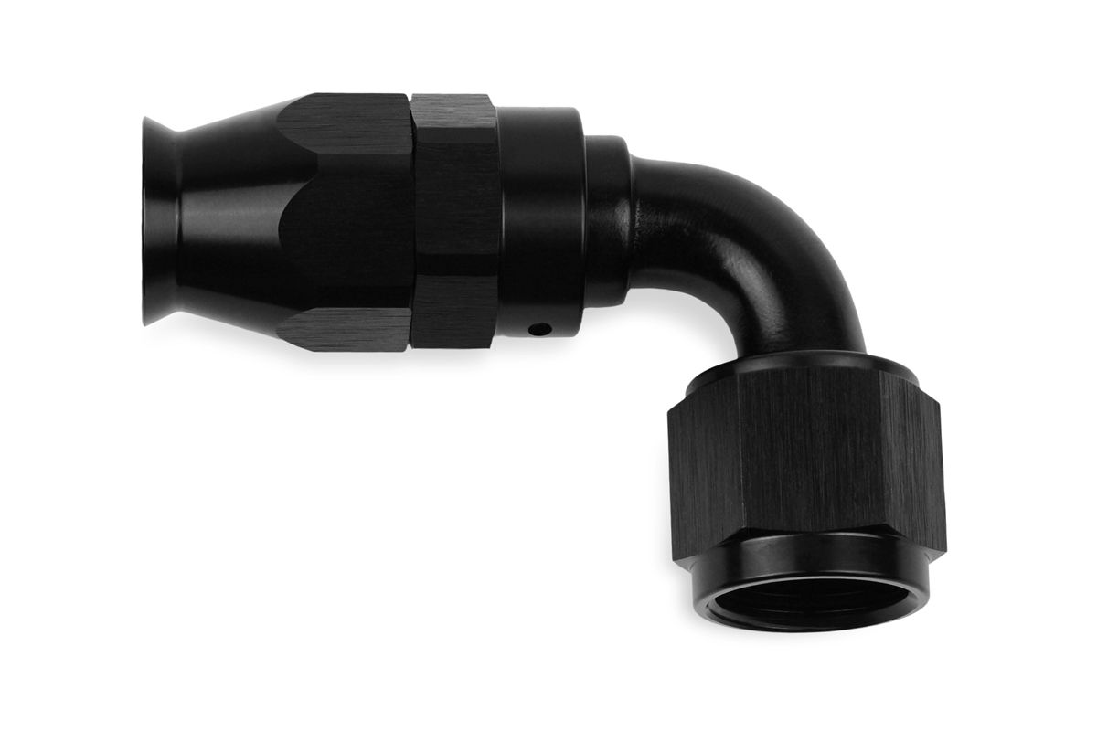 RaceFlux PTFE 90 degree Hose End Fitting,Aluminum -8AN