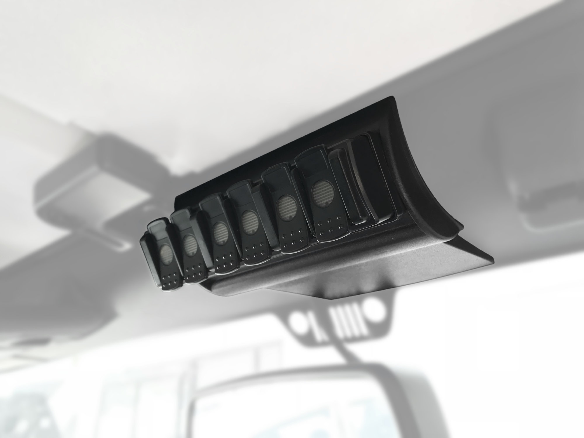 Trigger 2008-6 Six Shooter Overhead Remote Mountfor 07-18 Jeep Wrangler JK