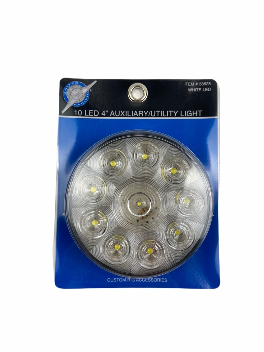 United Pacific 10 LED 4” Clear Auxiliary/Utility Light