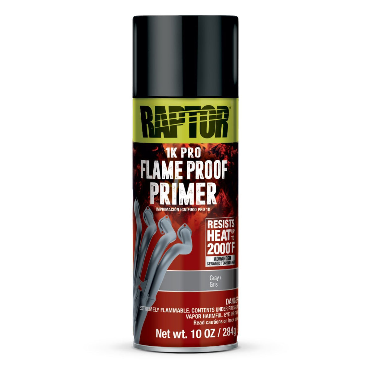 U-POL RAPTOR Flameproof Primer Gray 10oz (Part 4940)