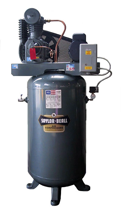 Saylor-BeallVT-730-120-3Two-Stage Vertical Tank Air Compressor