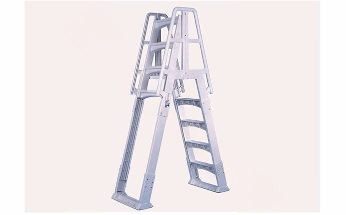 Vinyl Works SLA-T Model SLA Slide-Lock A-Frame Ladder Taupe