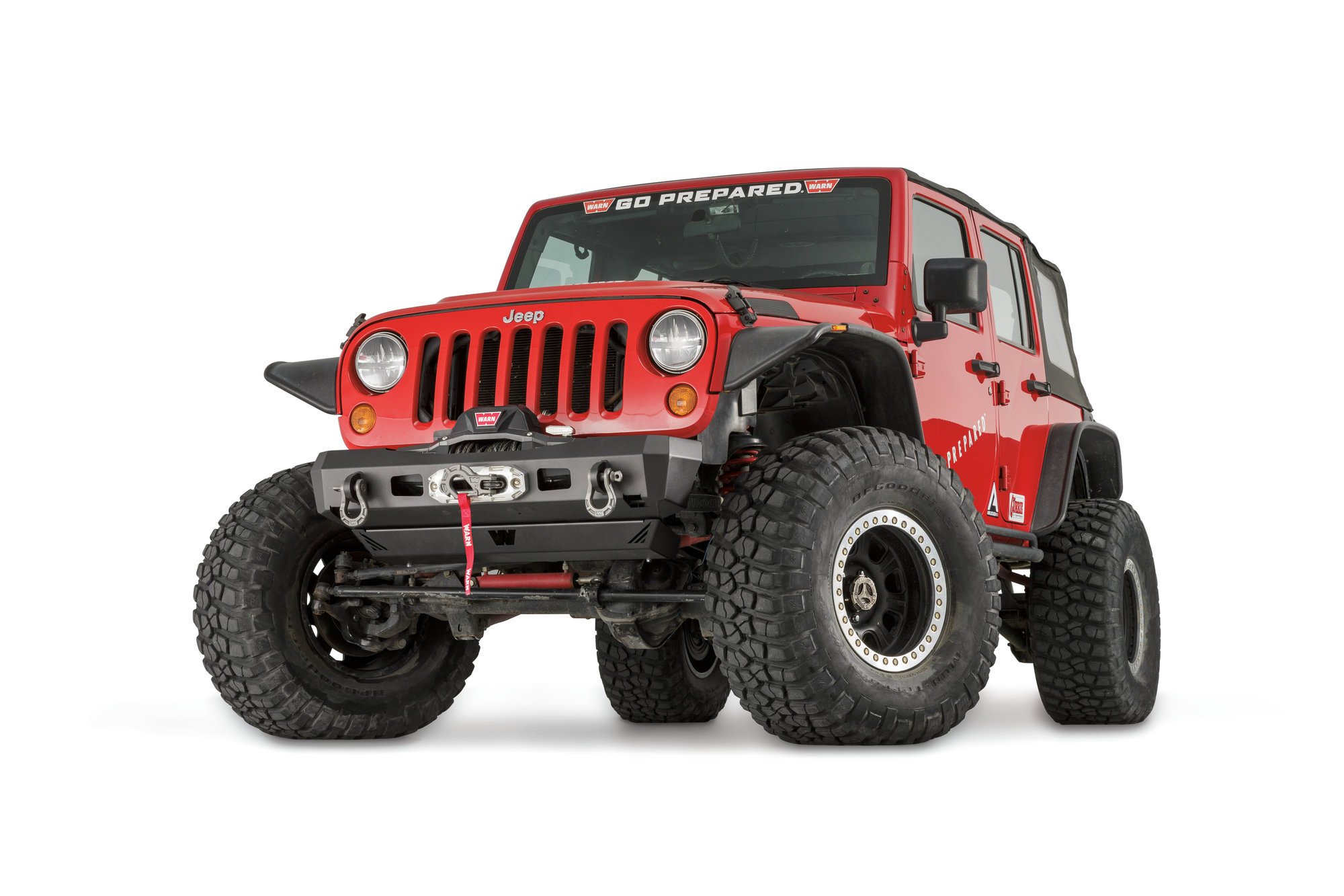 WARN 101410 Elite Series Front Stubby Bumper for 07-18 Jeep Wrangler JK