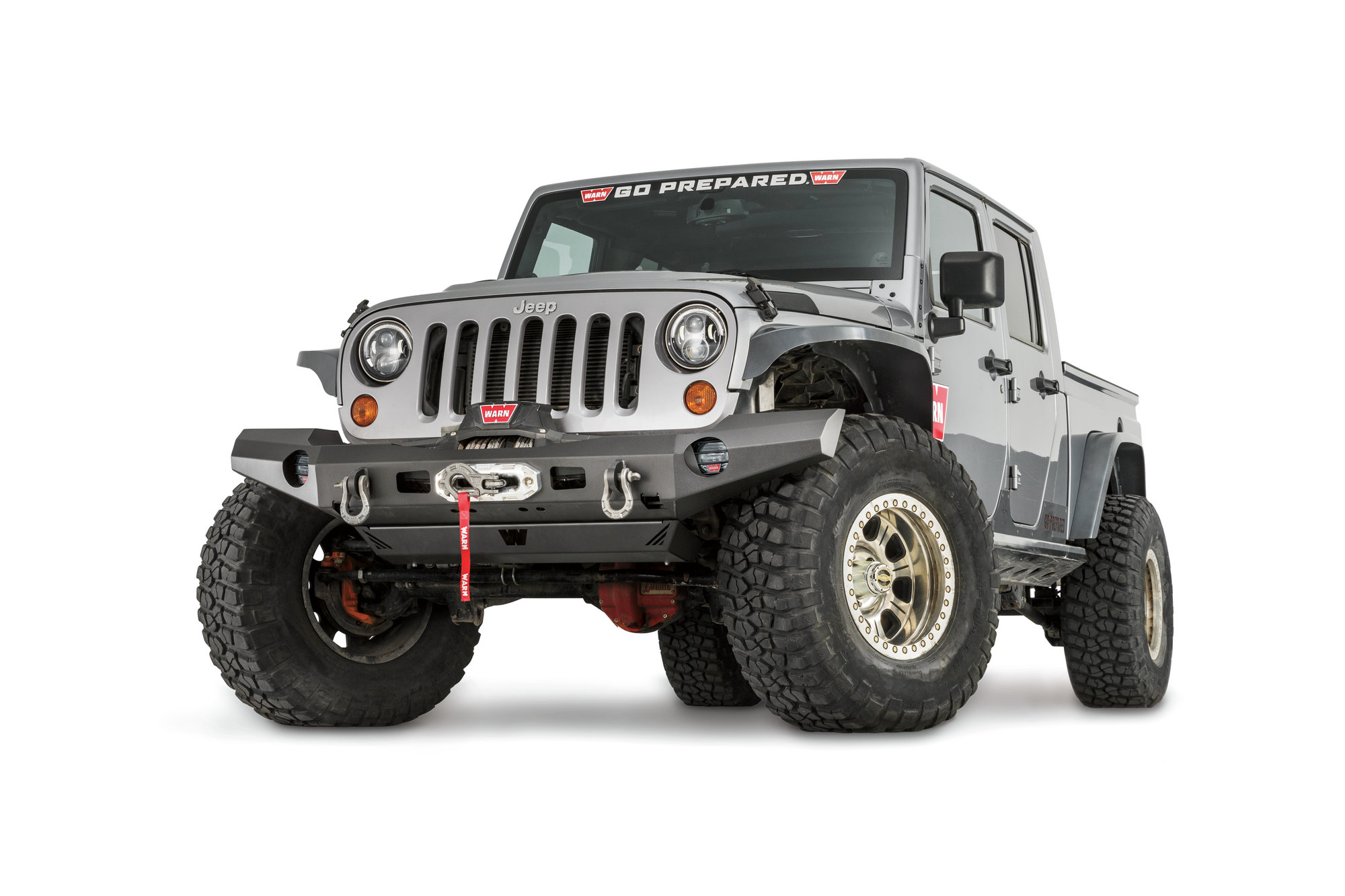 WARN 101420 Elite Series Front Bumper for 07-18 Jeep Wrangler JK