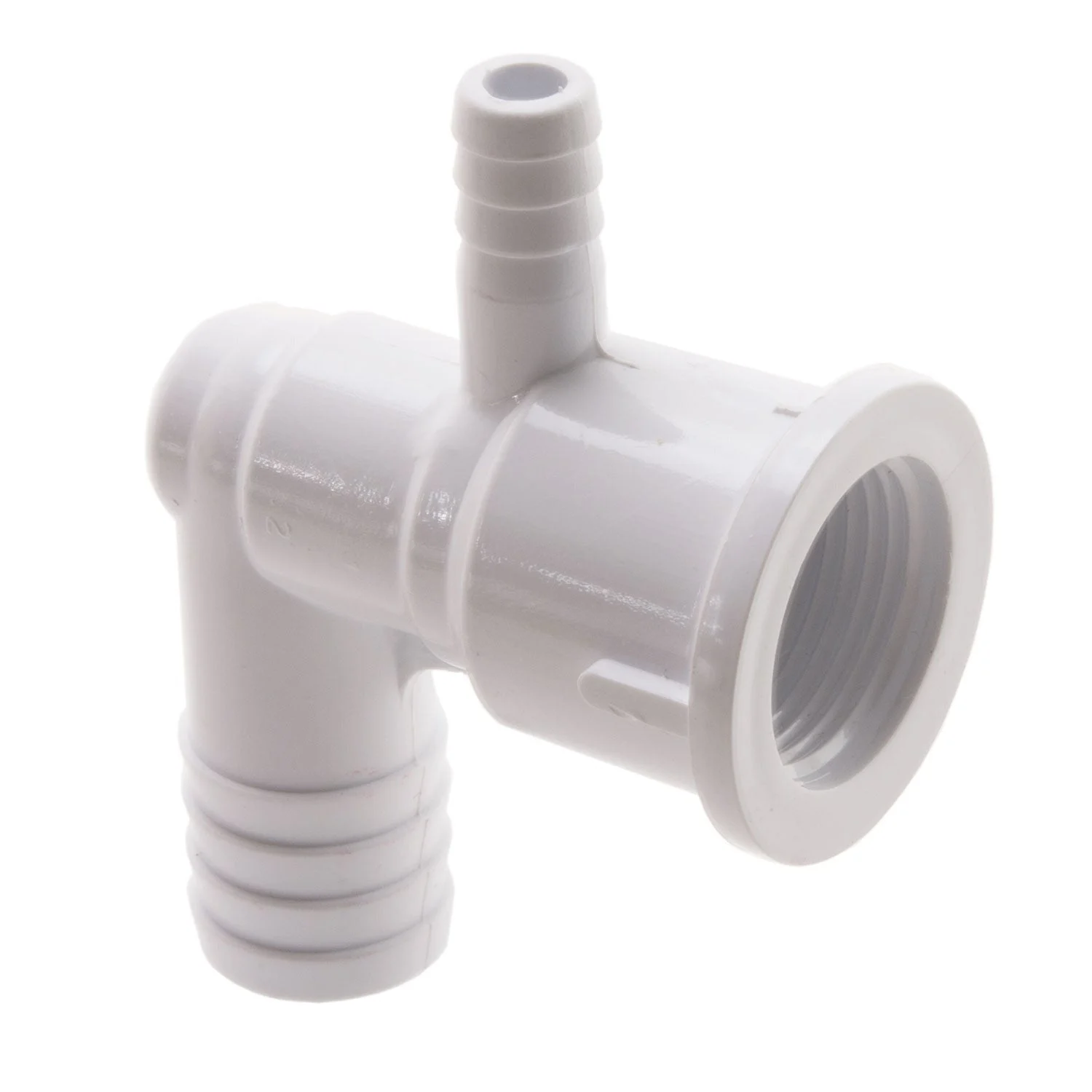 Waterway Ozone/Cluster Threaded Jet Housing ¾”Barb x ⅜”Barb