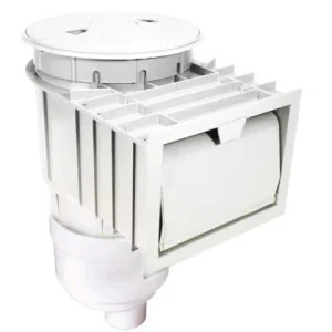 Waterway Renegade White 2″ Socket Gunite In-Ground Skimmer with Round Lid, 540-6410