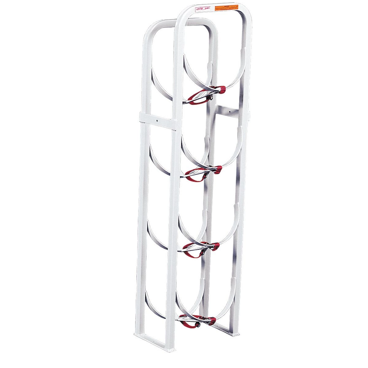 Weather Guard9864-3-01Refrigerant Tank Rack - 4 x 30 lbs - 48.5 in. x 13 in. x 8 in.