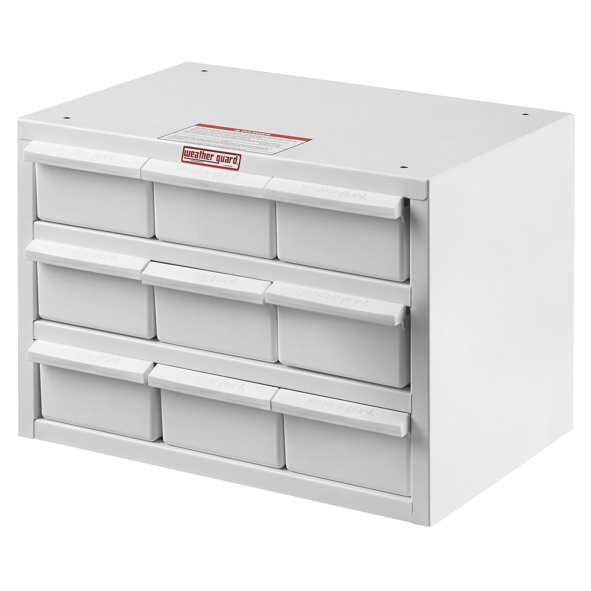 Weather Guard9909-3-02Parts Cabinet - 9 Bin - 12 in. x 17 in. x 12 in.