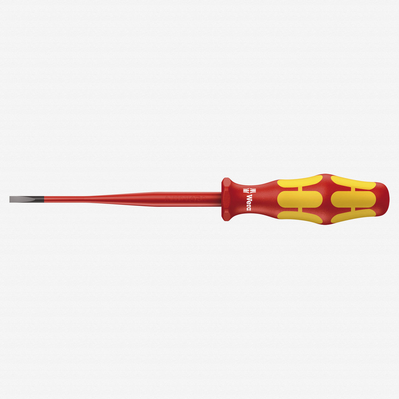 Wera 006440Kraftform Plus VDE Slotted Slim Screwdriver, 3.5 x 100mm