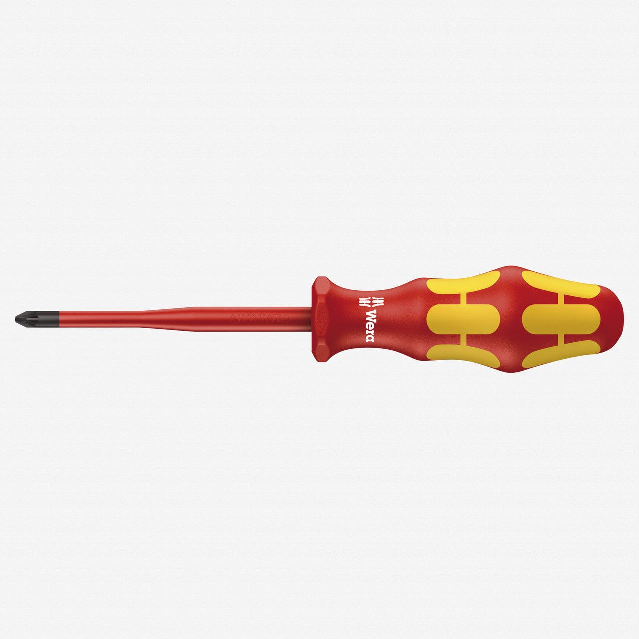 Wera 006460 Kraftform Plus VDE Pozidriv Slim Screwdriver, #1 x 80mm