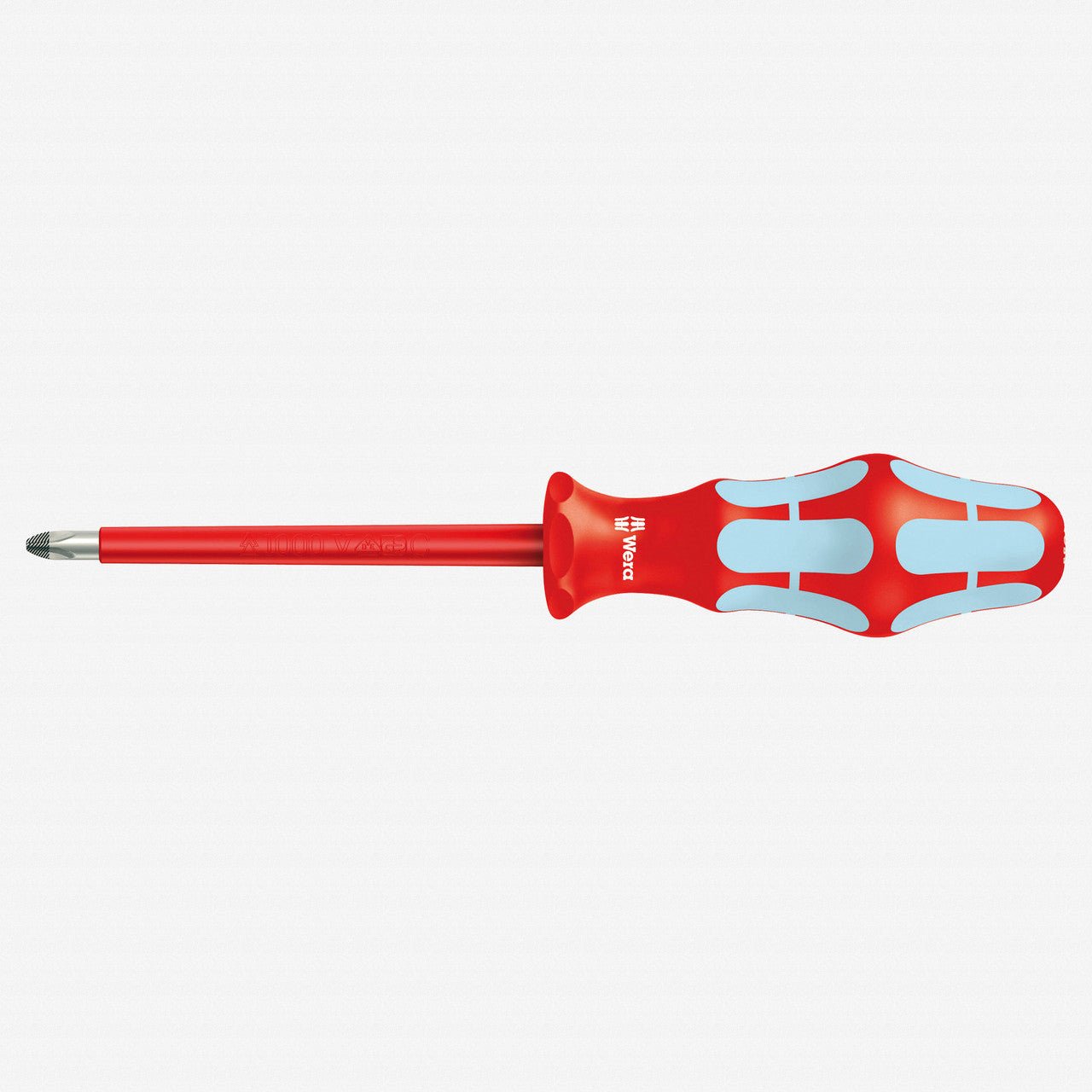 Wera 022733Kraftform Plus VDE Stainless Steel Phillips Screwdriver, #1 x 80mm