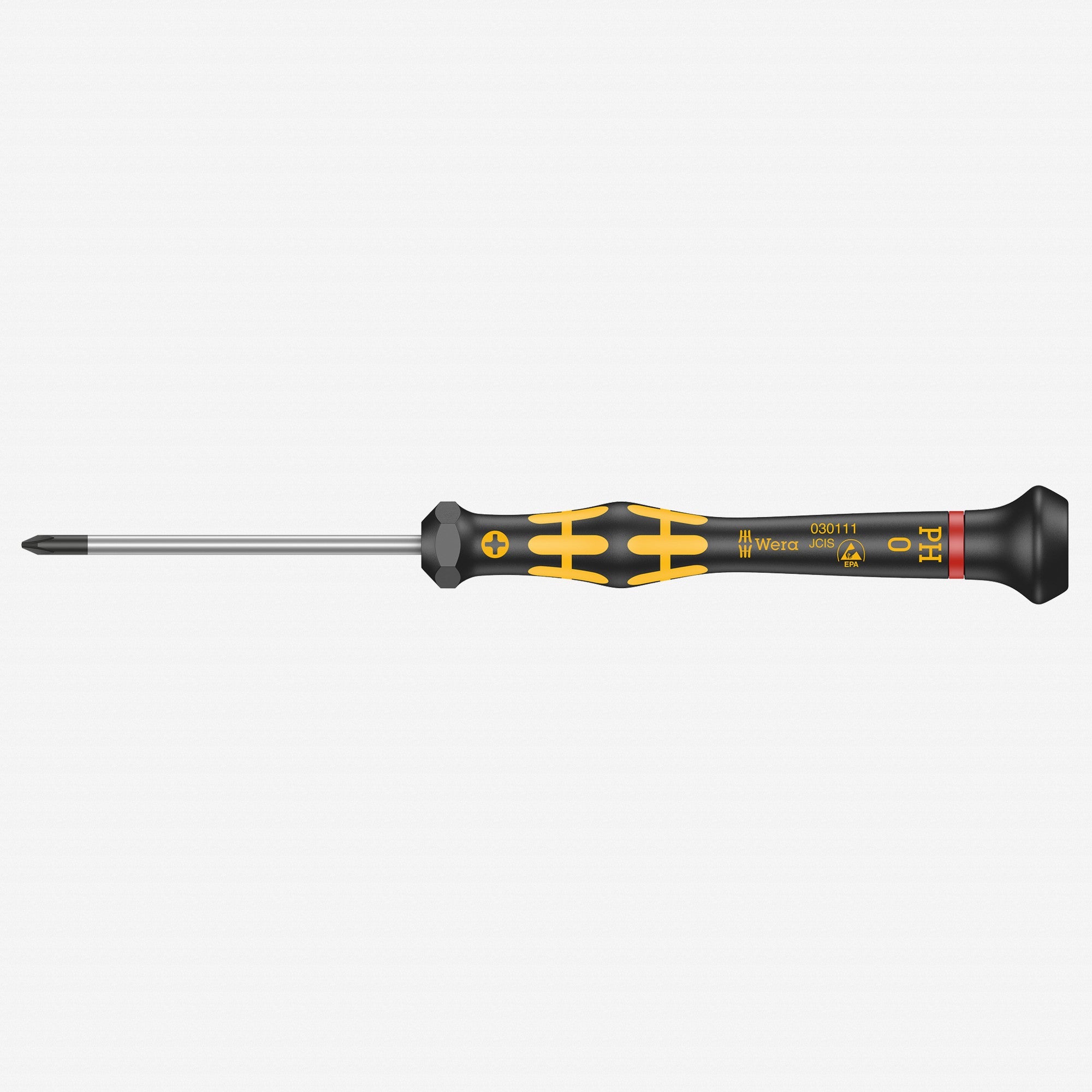 Wera 030111 PH #0 x 60mm ESD Safe Phillips Precision Screwdriver