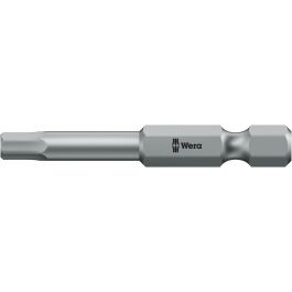 Wera 05135091001 5/64" x 50 mm Hex Socket Bit