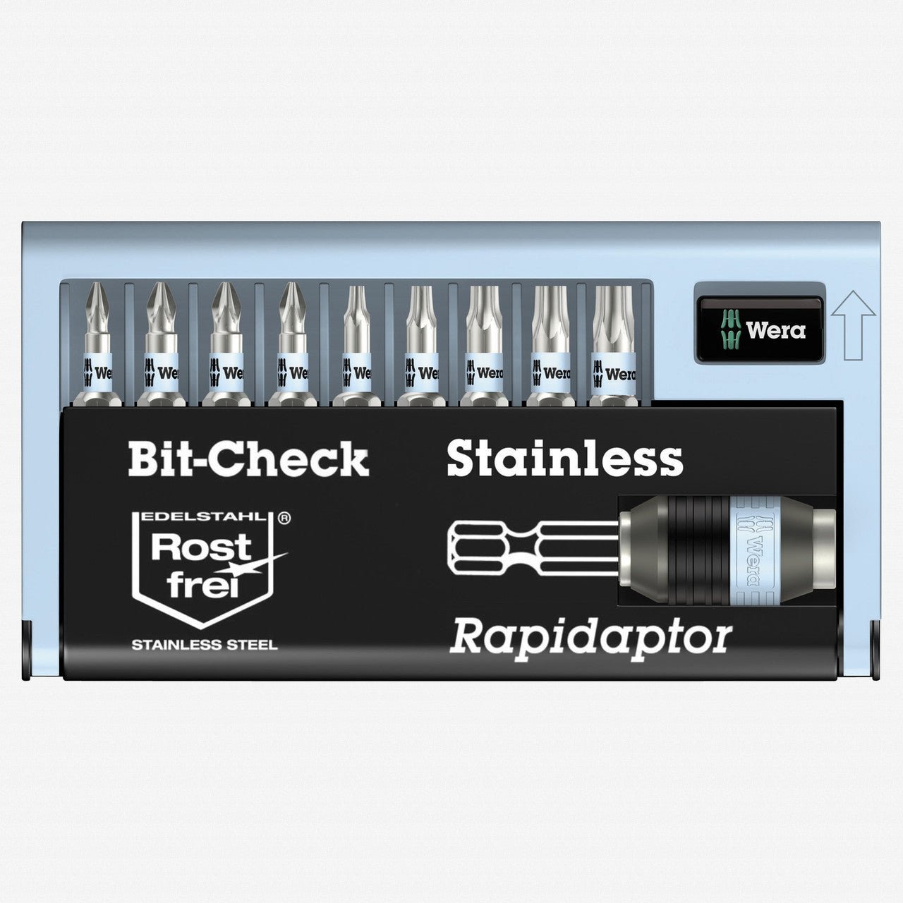 Wera 071110 Stainless Steel Bit-Check Set