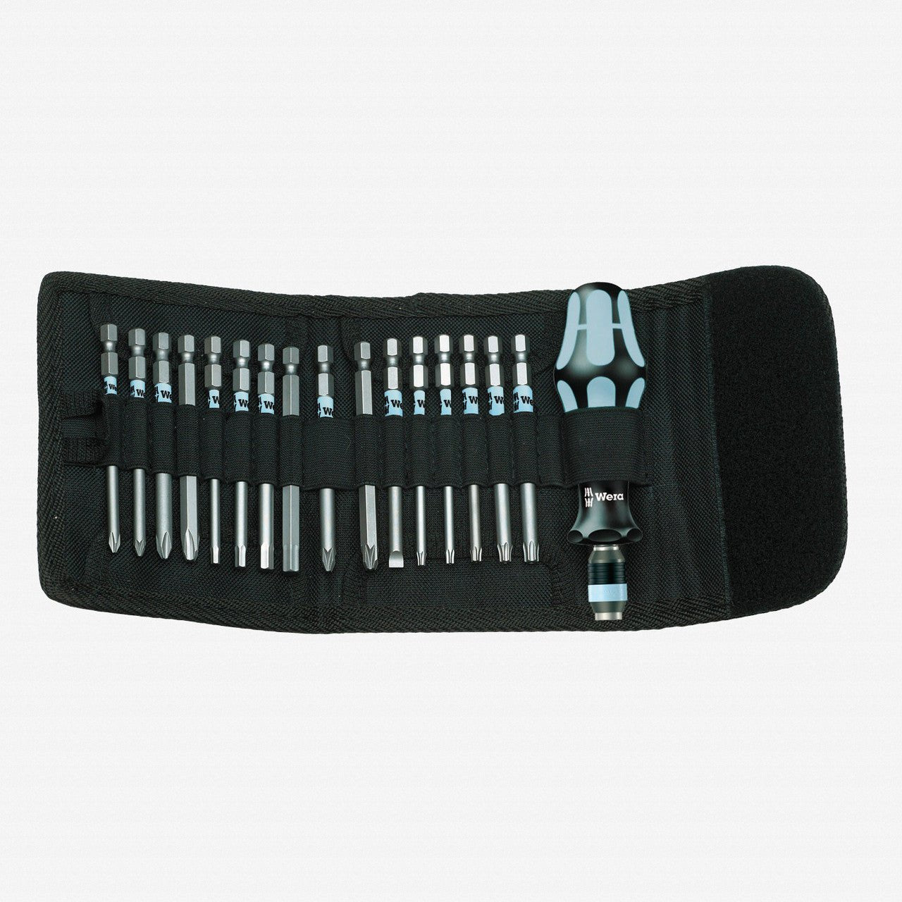 Wera 071117 Kraftform Kompakt 60 Stainless Steel 17 Piece SAE Set