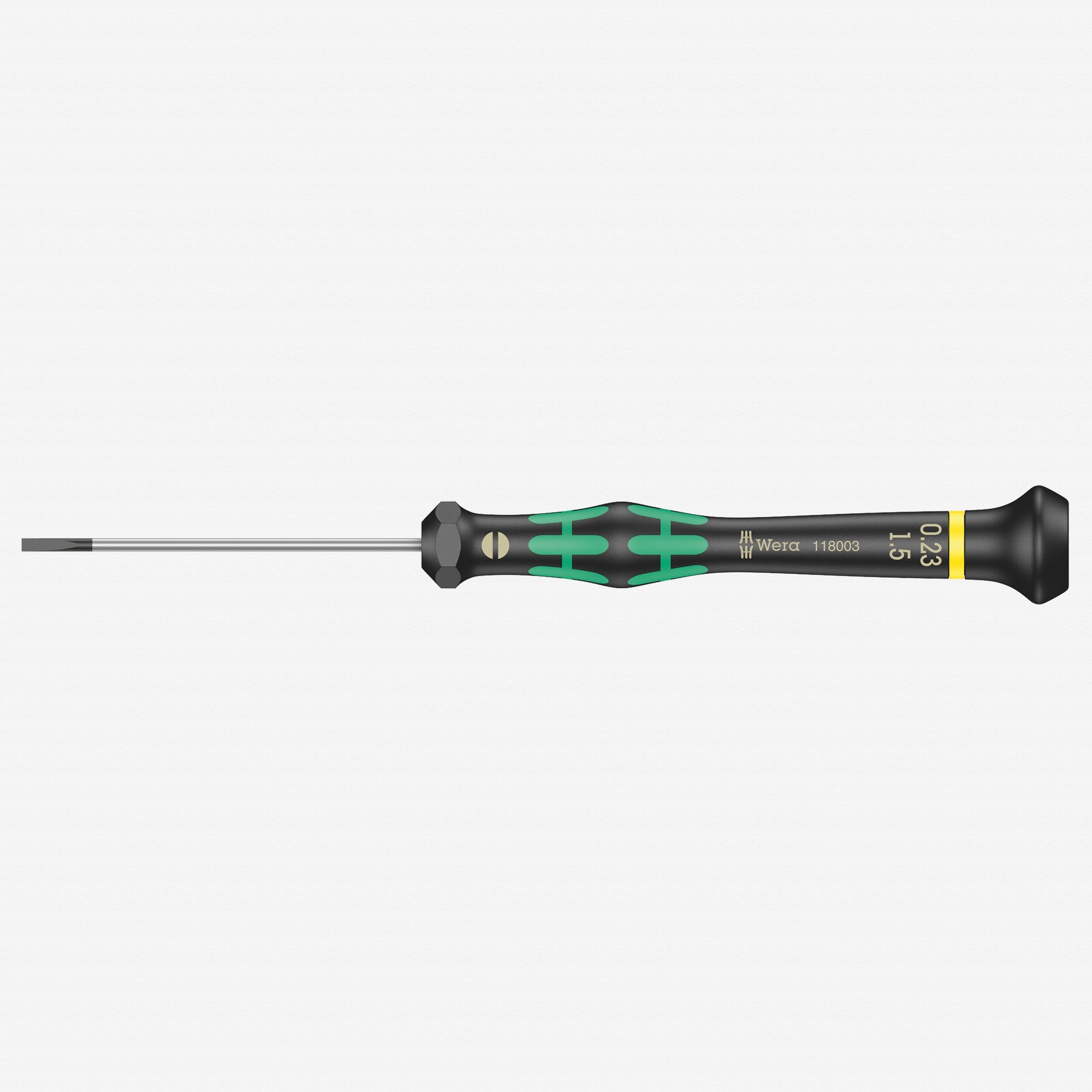 Wera 118003 1.5 x 60mm Kraftform Micro Slotted Precision Screwdriver
